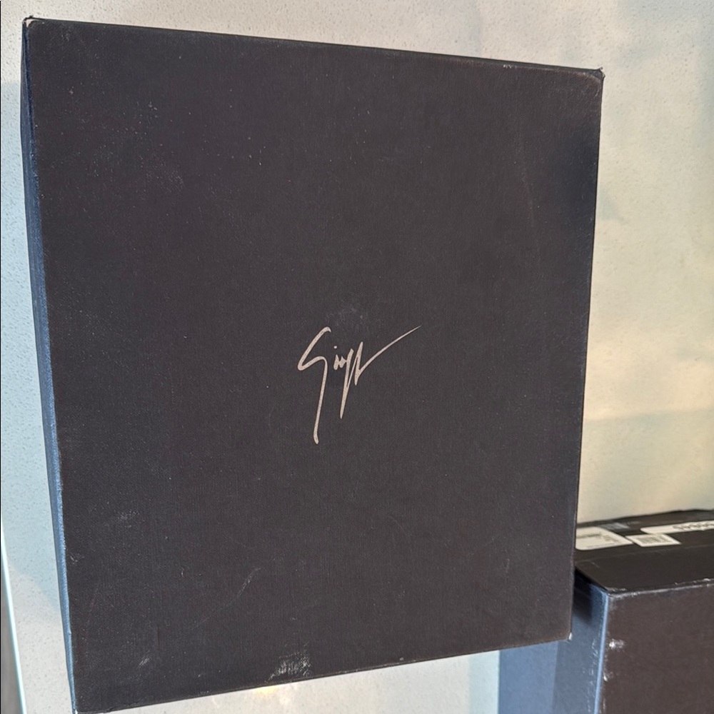 Black Designer Shoe Box